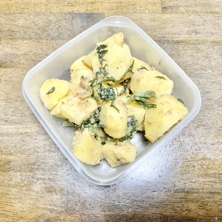じゃがいもレシピ じゃがいもと春菊の胡麻和え